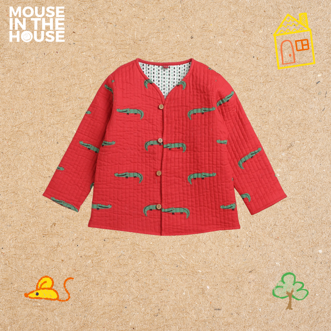 Mouse In The House Crocodile - Reversible Jacket