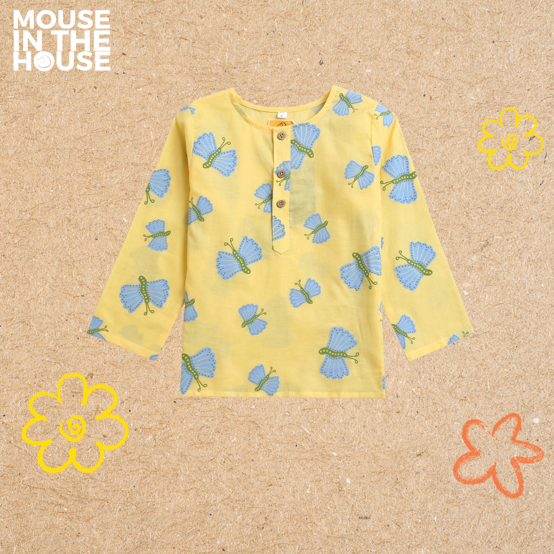 Mouse In The House A Bright Butterfly- Unisex Nightwear