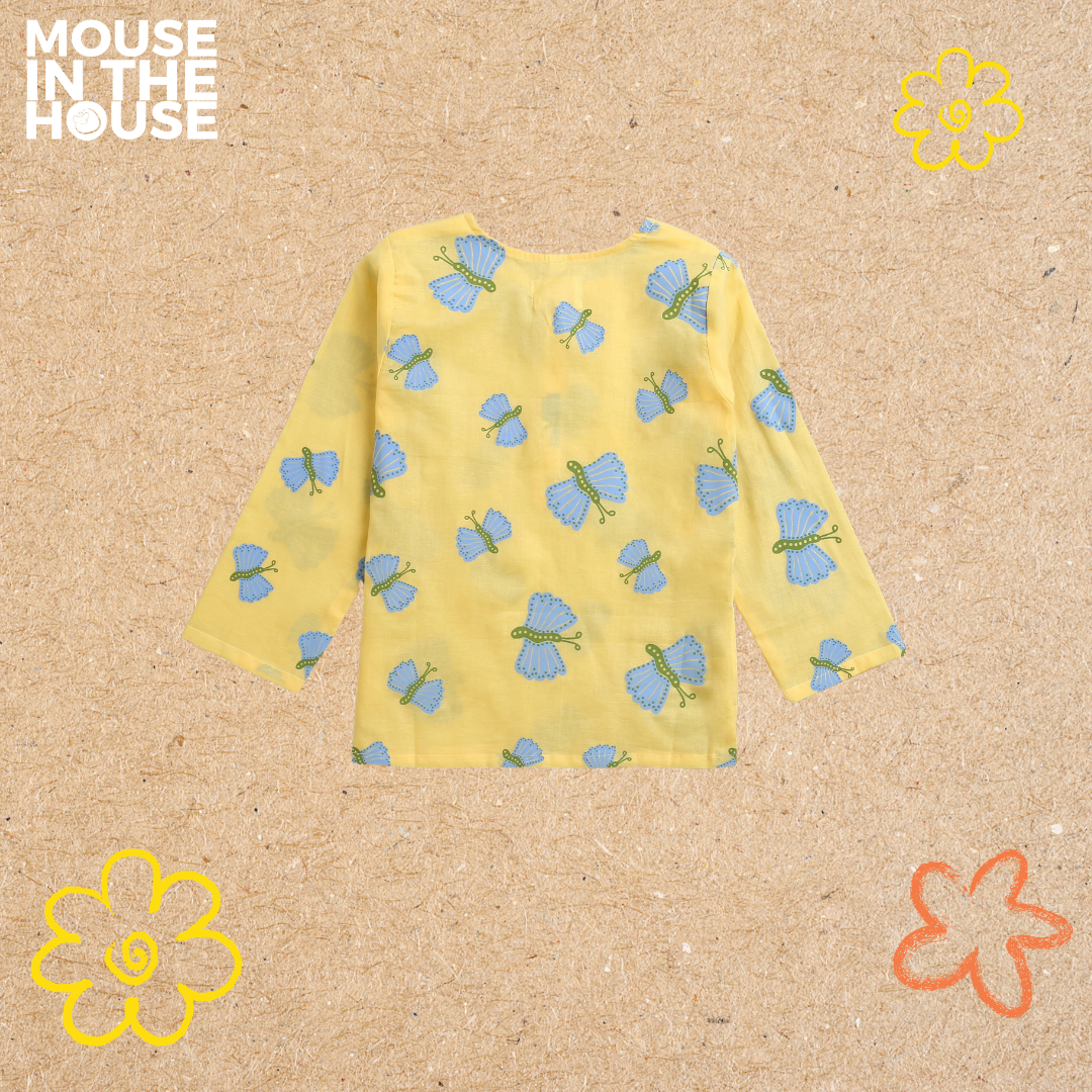 Mouse In The House A Bright Butterfly- Unisex Nightwear
