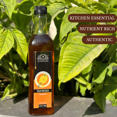 The MMasala Box Co 100% Natural cold pressed yellow mustard oil - 1 Litre