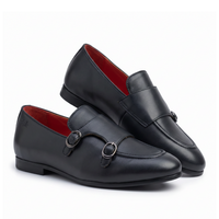 Monk Icon Cool Grey  Double Monk Loafer