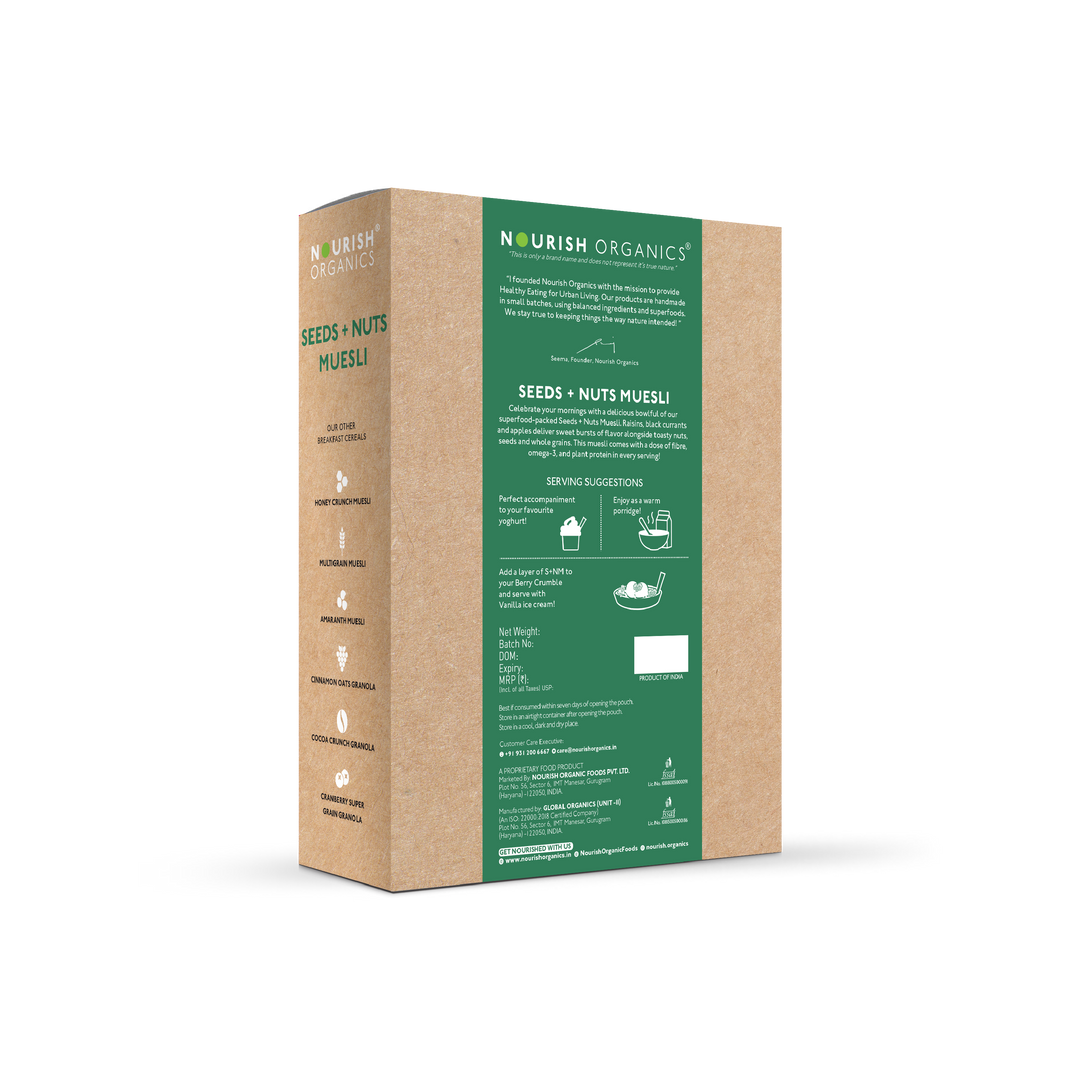 NOURISH ORGANICS Seeds & Nuts Muesli