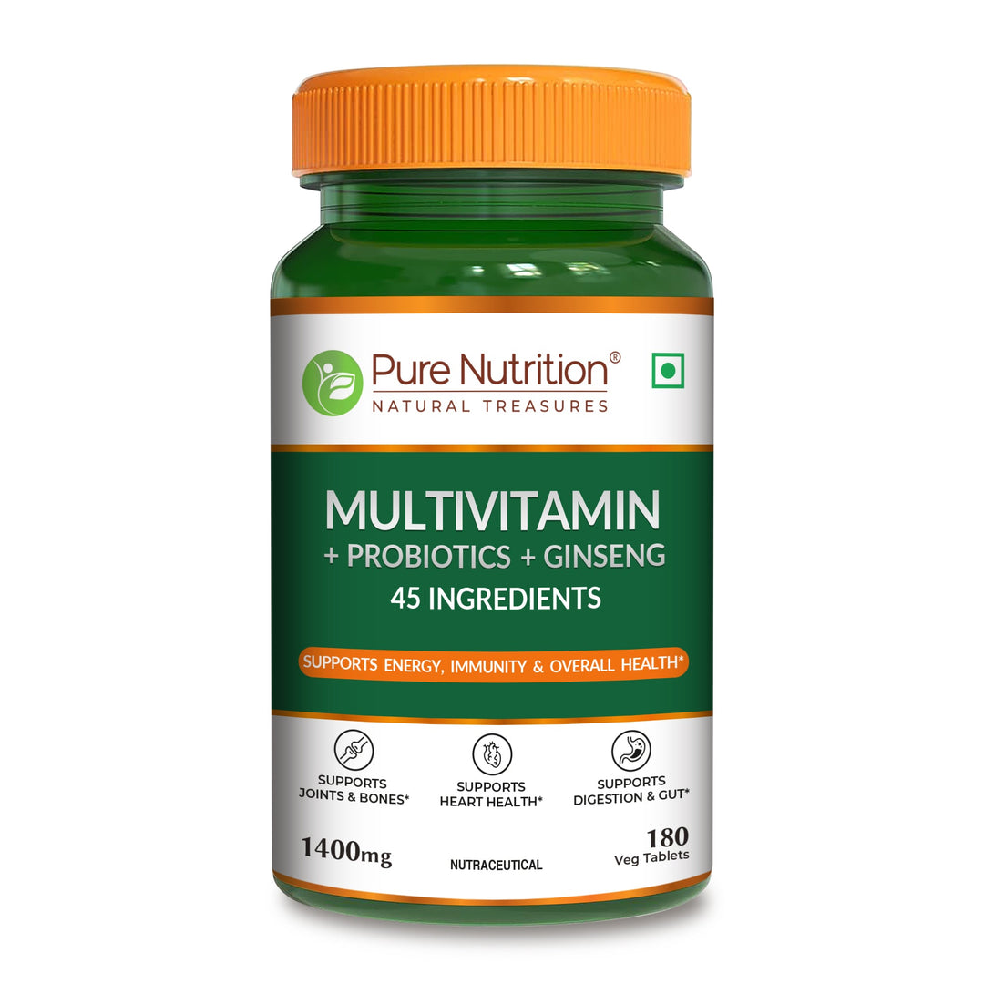Pure Nutrition Multivitamin with Probiotics & Ginseng – 180 Tablets