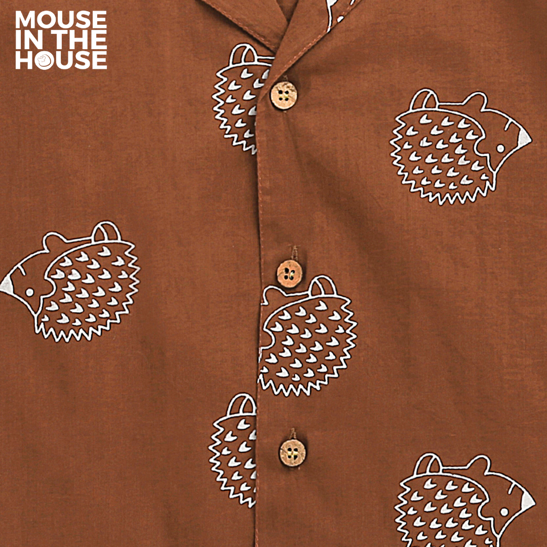 Mouse In The House A Spiky Porcupine - Cotton Shirt