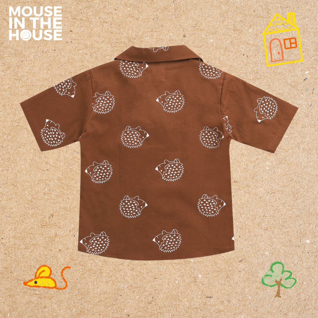 Mouse In The House A Spiky Porcupine - Cotton Shirt