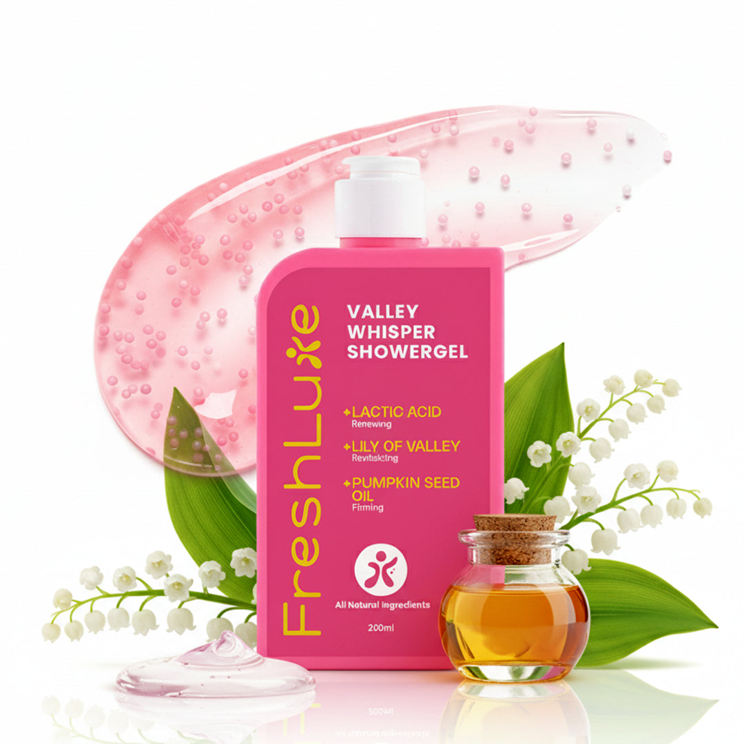 FreshLuxe Valley Whisper Body Wash | Reduces Dark Spots | Floral Scent