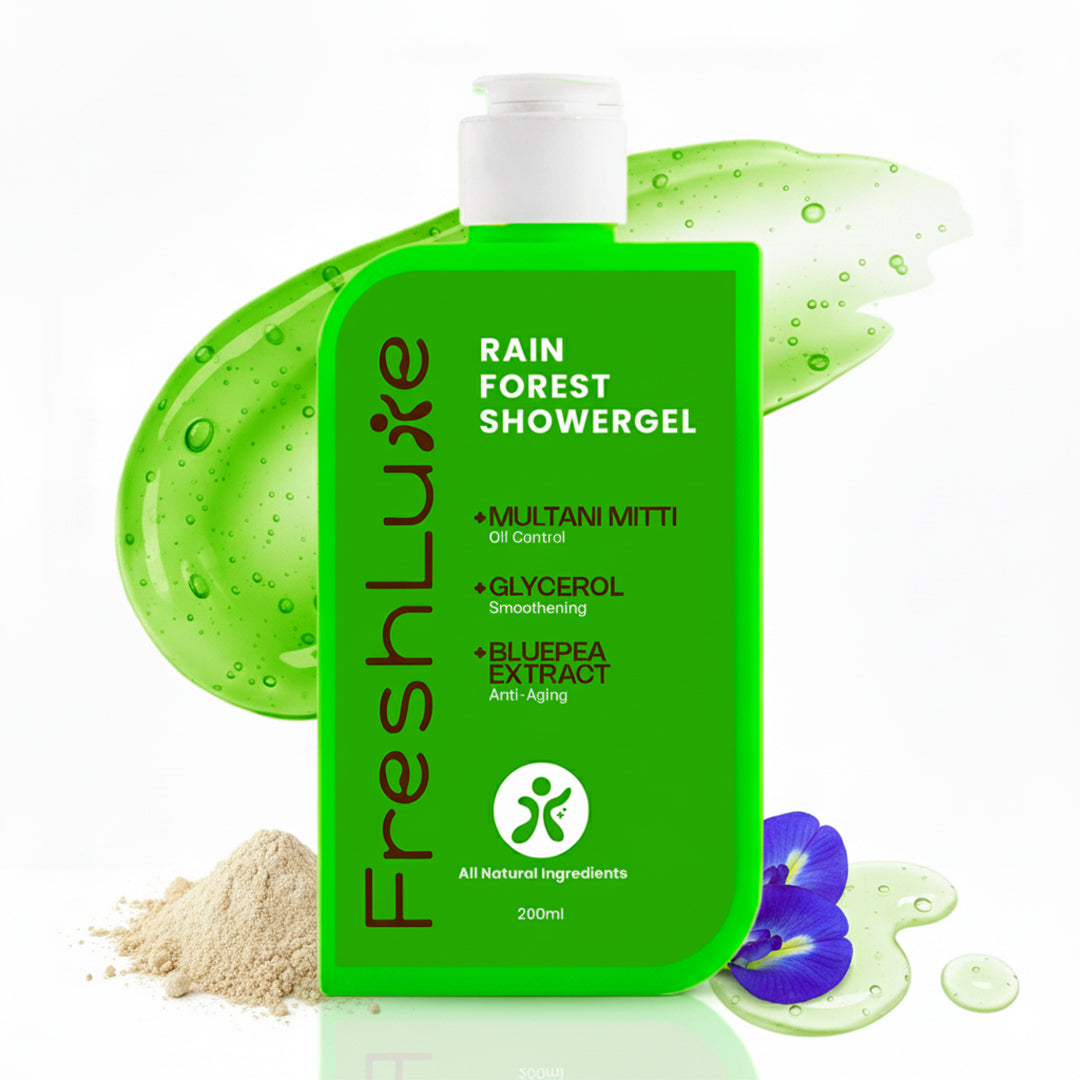 FreshLuxe Rain Forest Body Wash | Paraben & SLS Free | Rain Bath Scent