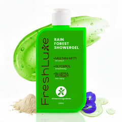 FreshLuxe Rain Forest Body Wash | Paraben & SLS Free | Rain Bath Scent