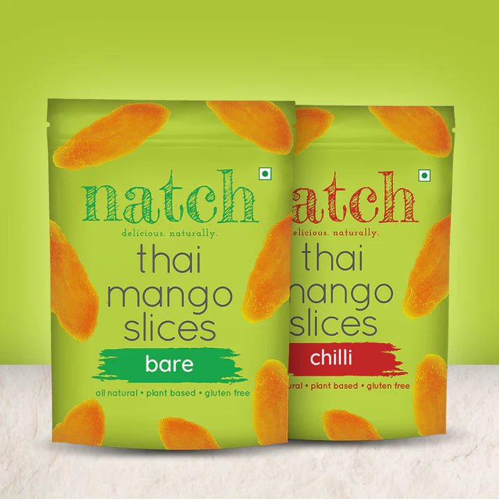 Natch thai mango slices - variety pack (large pack of 2 - 150g)