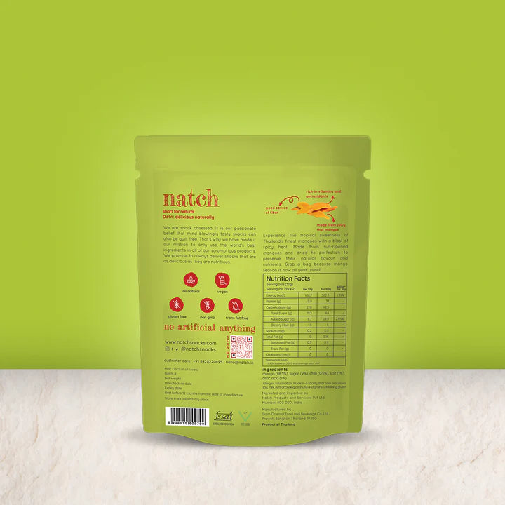 Natch thai mango slices - chilli (small pack - 60g)