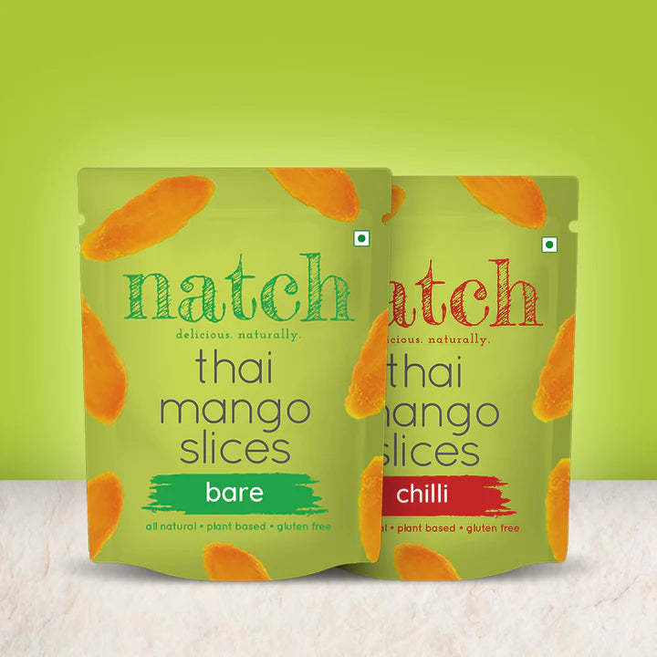 Natch thai mango slices - variety pack (small pack of 2 - 60g)