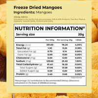 Bonvie Freeze Dried Mango - 50 grams