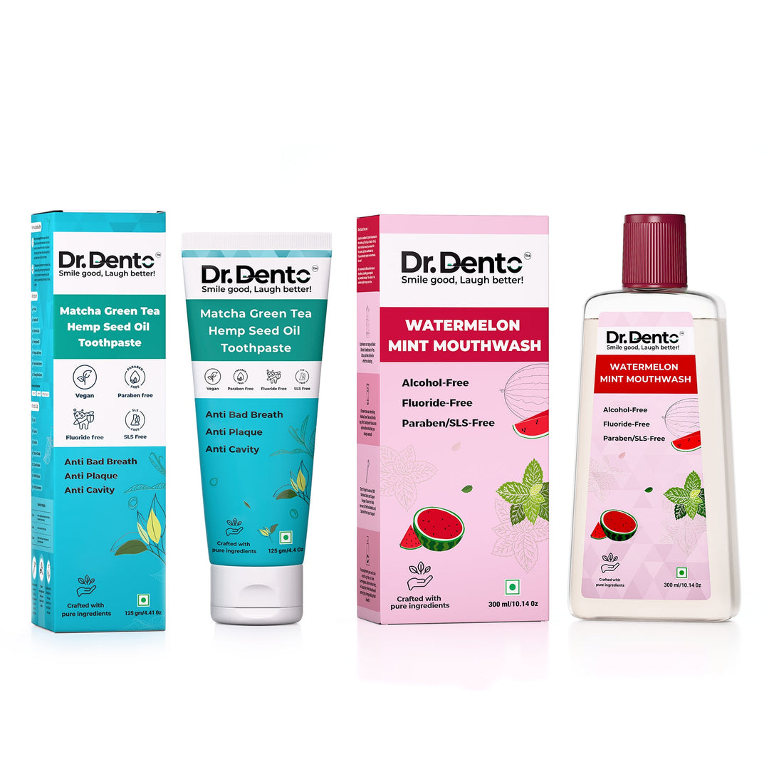 Daily Oral Care Duo - Toothpaste & Mouthwash Combo