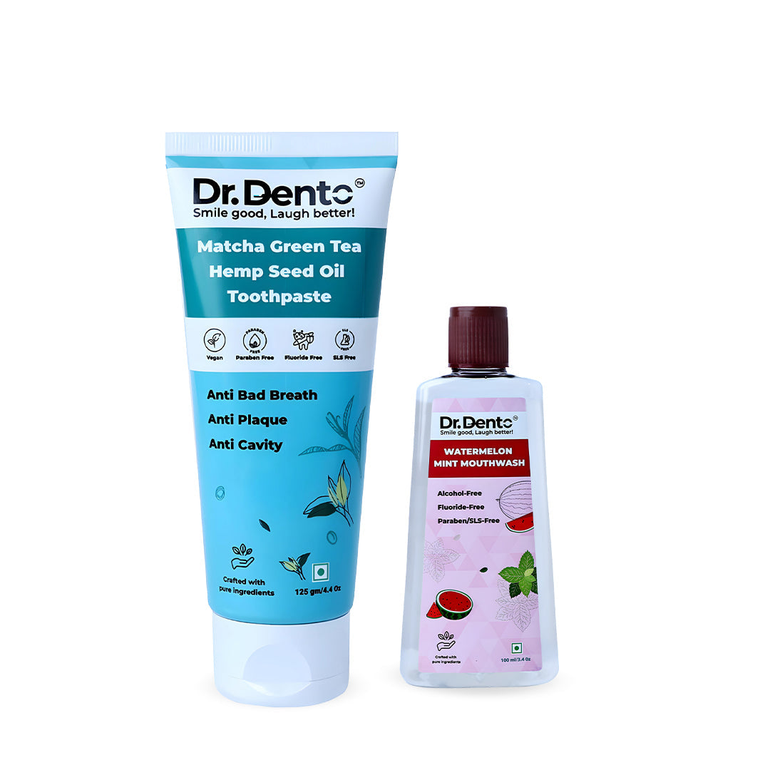 Daily Oral Care Duo - Toothpaste & Mouthwash Combo