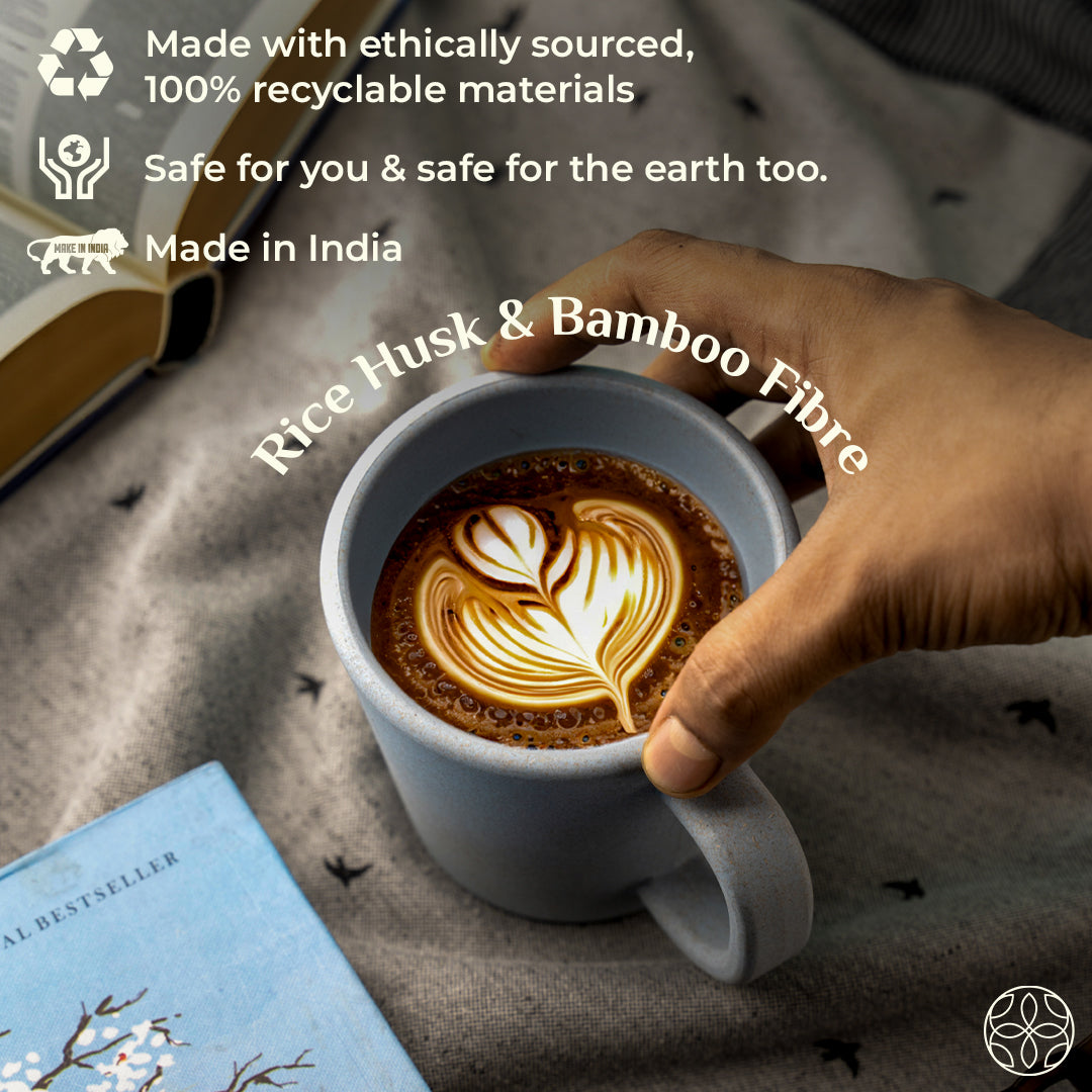 Irida Naturals Rice Husk and Bamboo Fiber Coffee combo