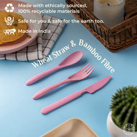 Irida Naturals Wheat Straw Cutlery
