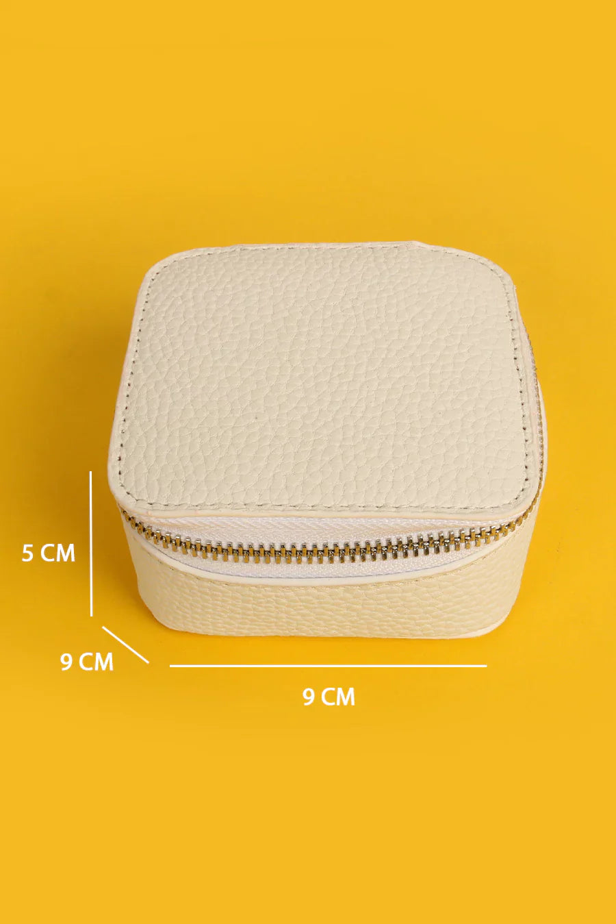 The House of Ganges - Vegan Leather Jewellery Case Sqaure