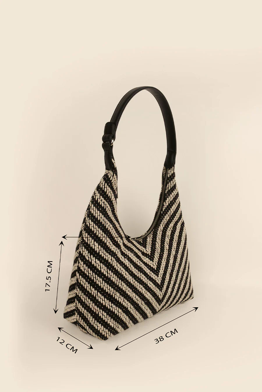 Katie Medium Handloom Shoulder Bag
