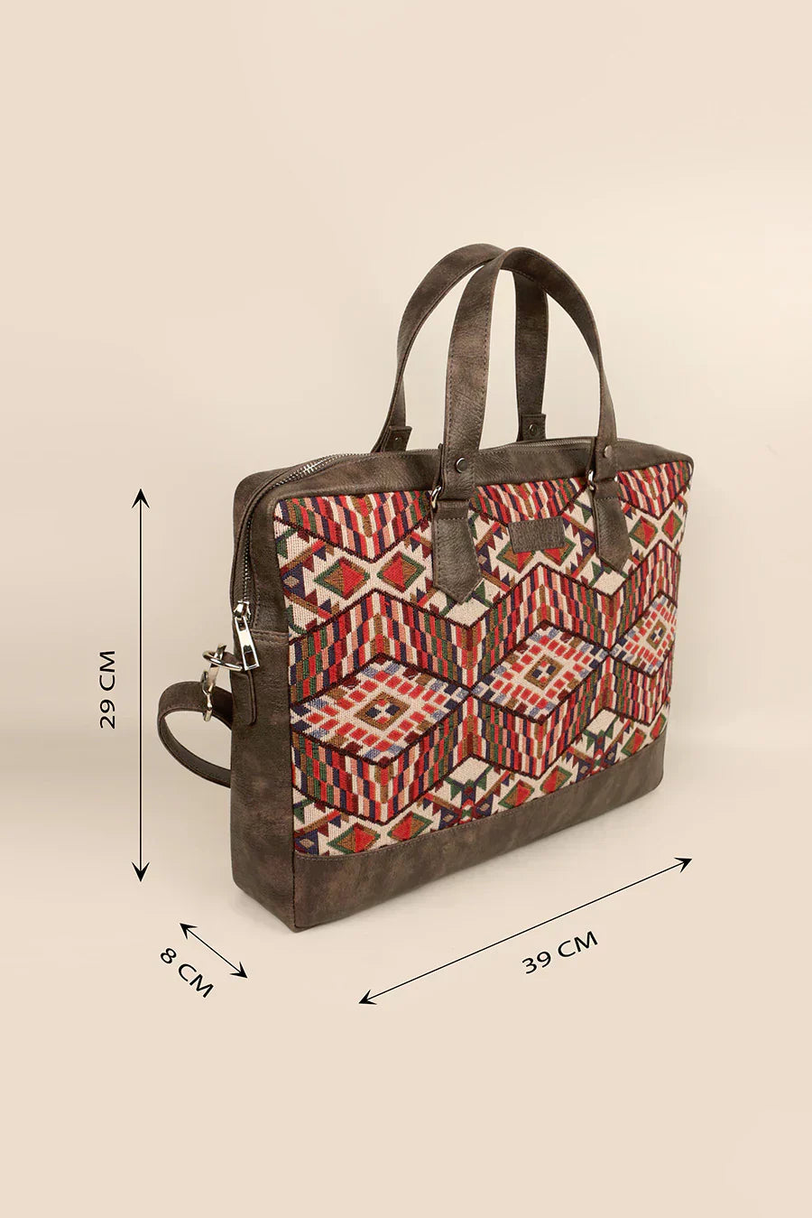 The House Of Gages Ross Handloom 15 Inch Laptop Bag