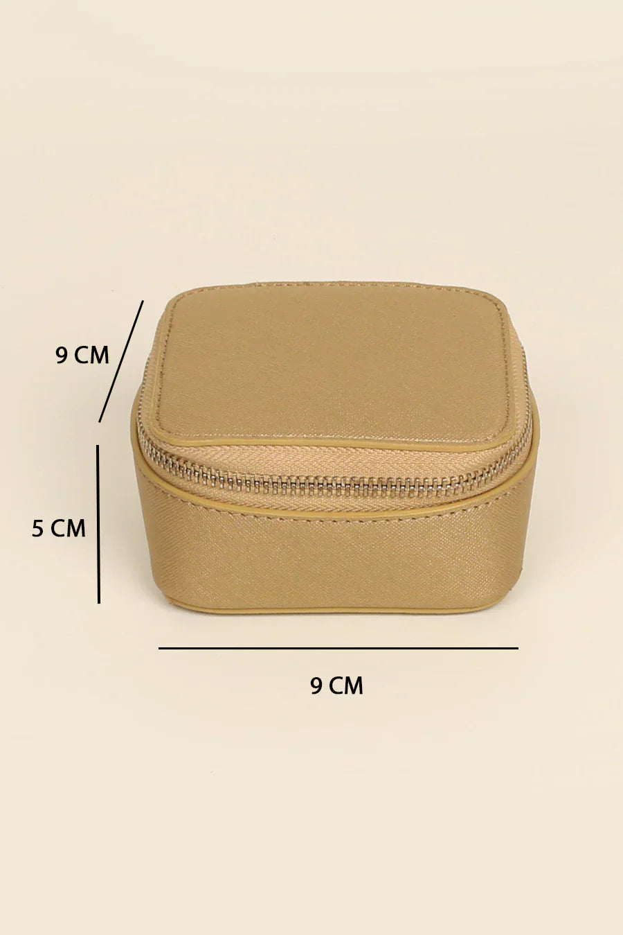 The House of Ganges - Vegan Leather Jewellery Case Sqaure