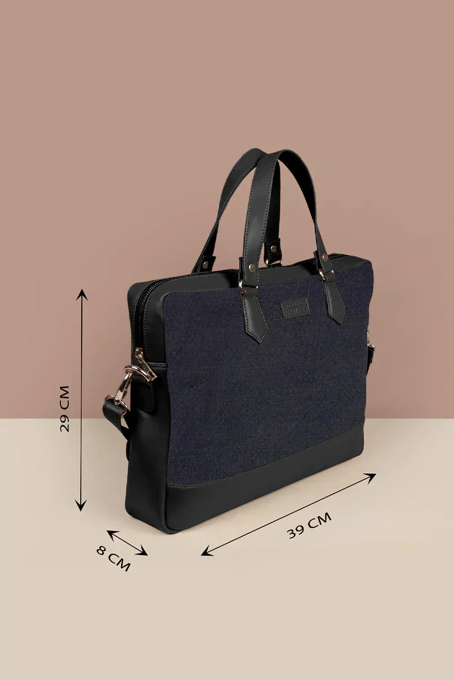 The House of Ganges - Ross Soft Jute 15 Inch Laptop Bag for Men