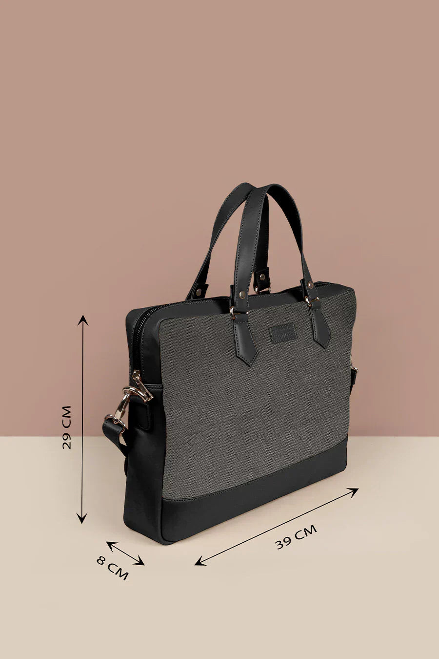 The House of Ganges - Ross Soft Jute 15 Inch Laptop Bag for Men