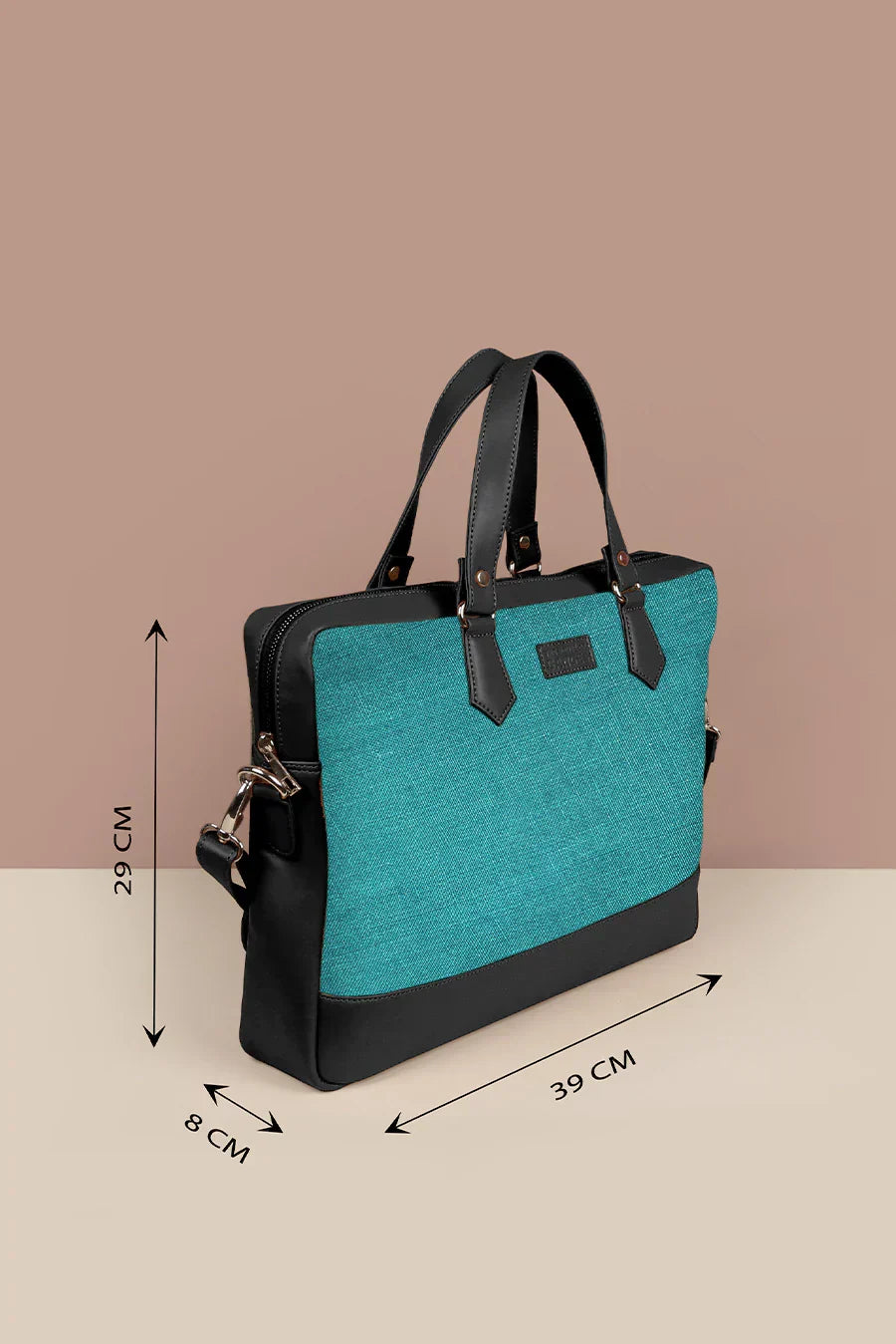 The House of Ganges - Ross Soft Jute 15 Inch Laptop Bag for Men