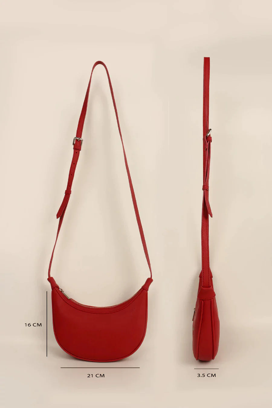 The House of Ganges - Mini Moony Vegan Leather Sling Bag