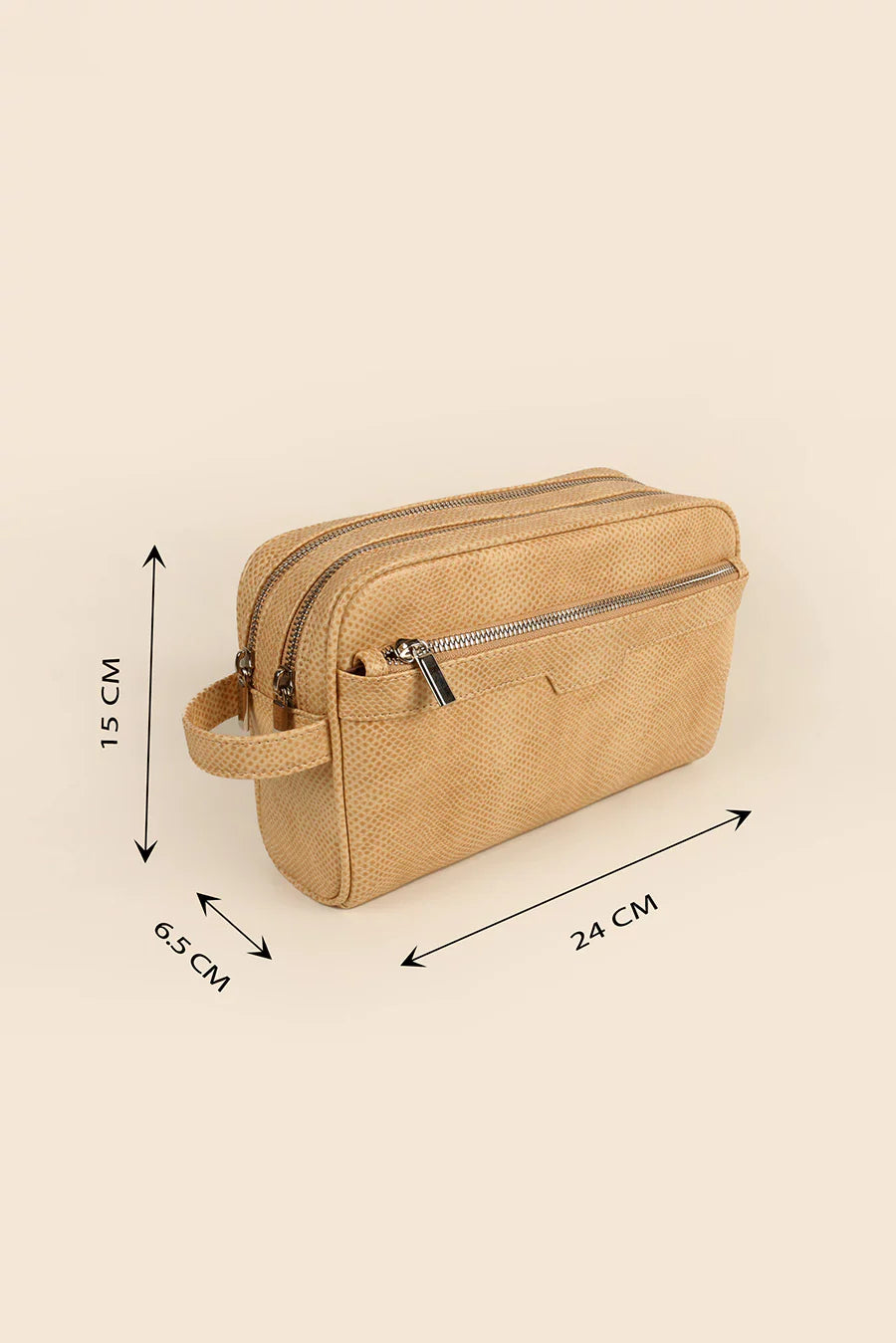 The House of Ganges - The Vegan Leather Travel Toiletry Pouch
