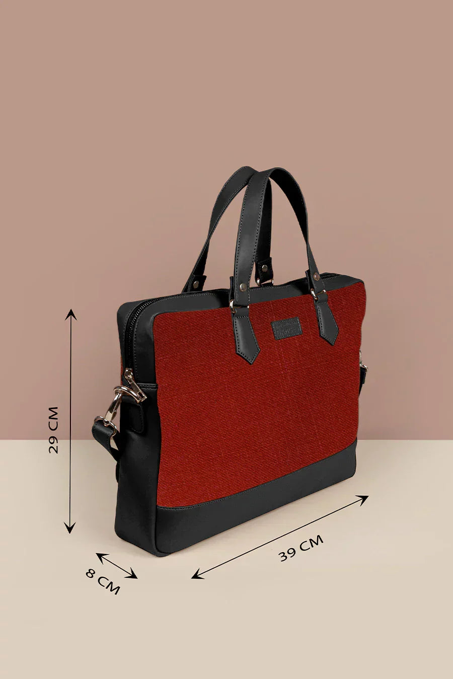 The House of Ganges - Ross Soft Jute 15 Inch Laptop Bag for Men