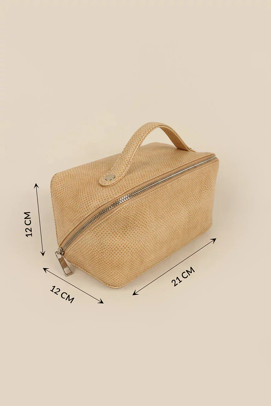 Emi Vegan Leather Toiletry Pouch