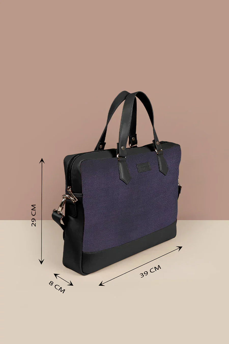 The House of Ganges - Ross Soft Jute 15 Inch Laptop Bag for Men