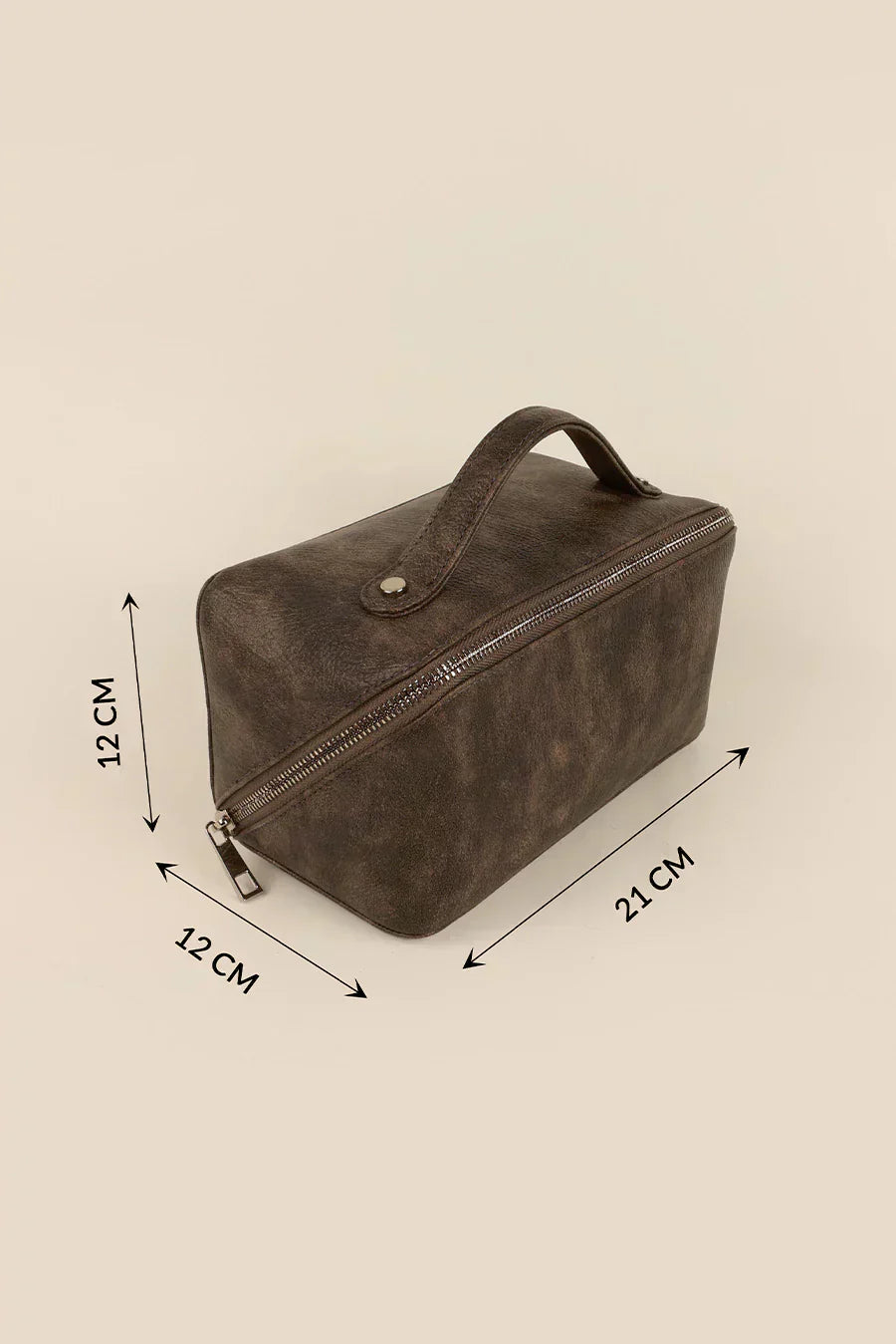 Emi Vegan Leather Toiletry Pouch