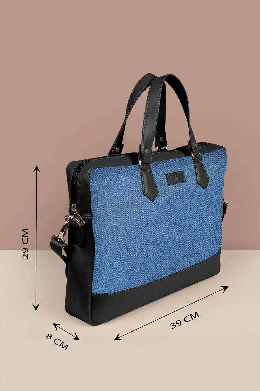 The House of Ganges - Ross Soft Jute 15 Inch Laptop Bag for Men