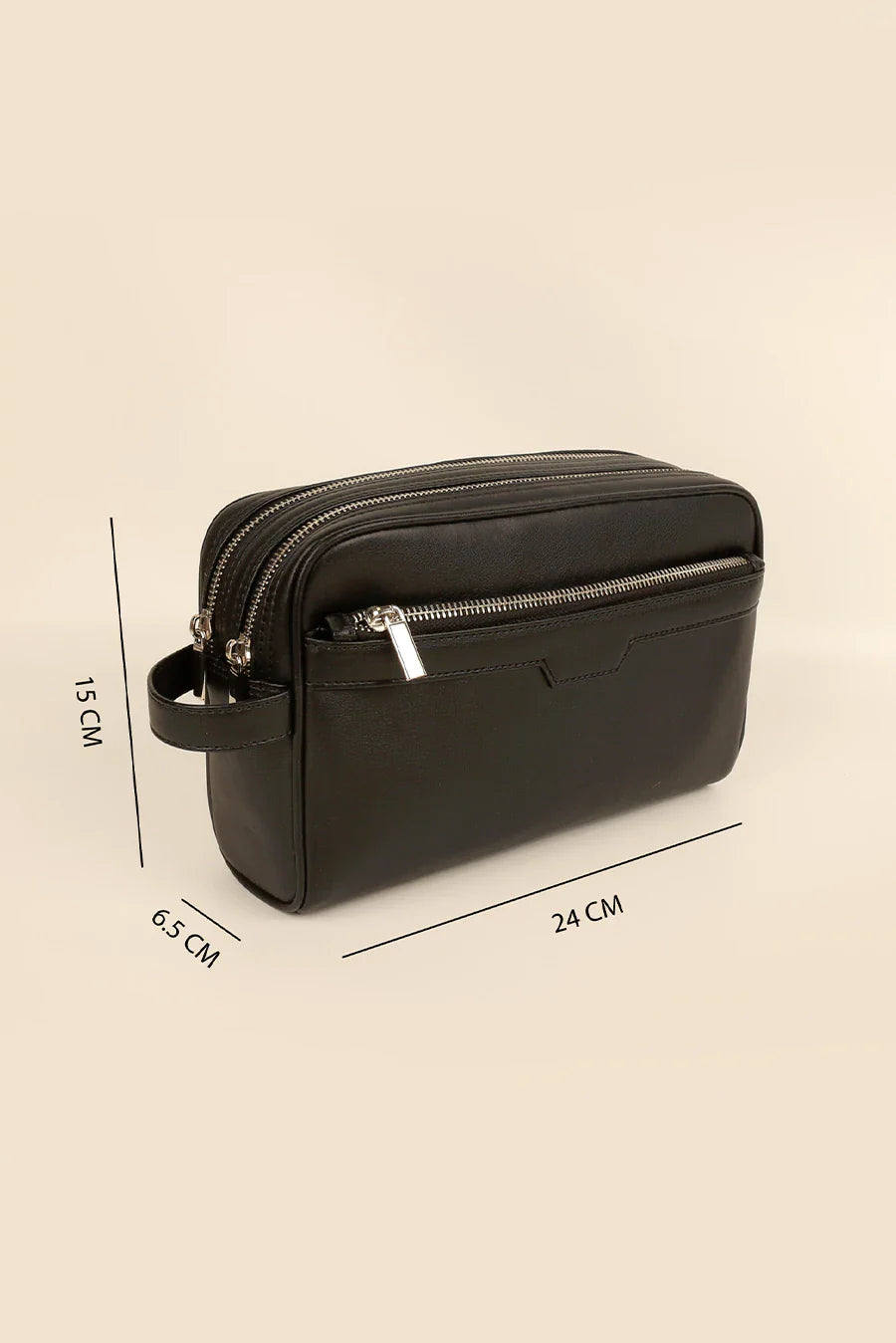 The House of Ganges - The Vegan Leather Travel Toiletry Pouch