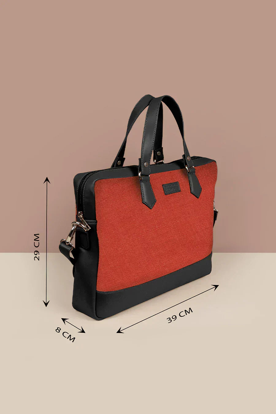 The House of Ganges - Ross Soft Jute 15 Inch Laptop Bag for Men