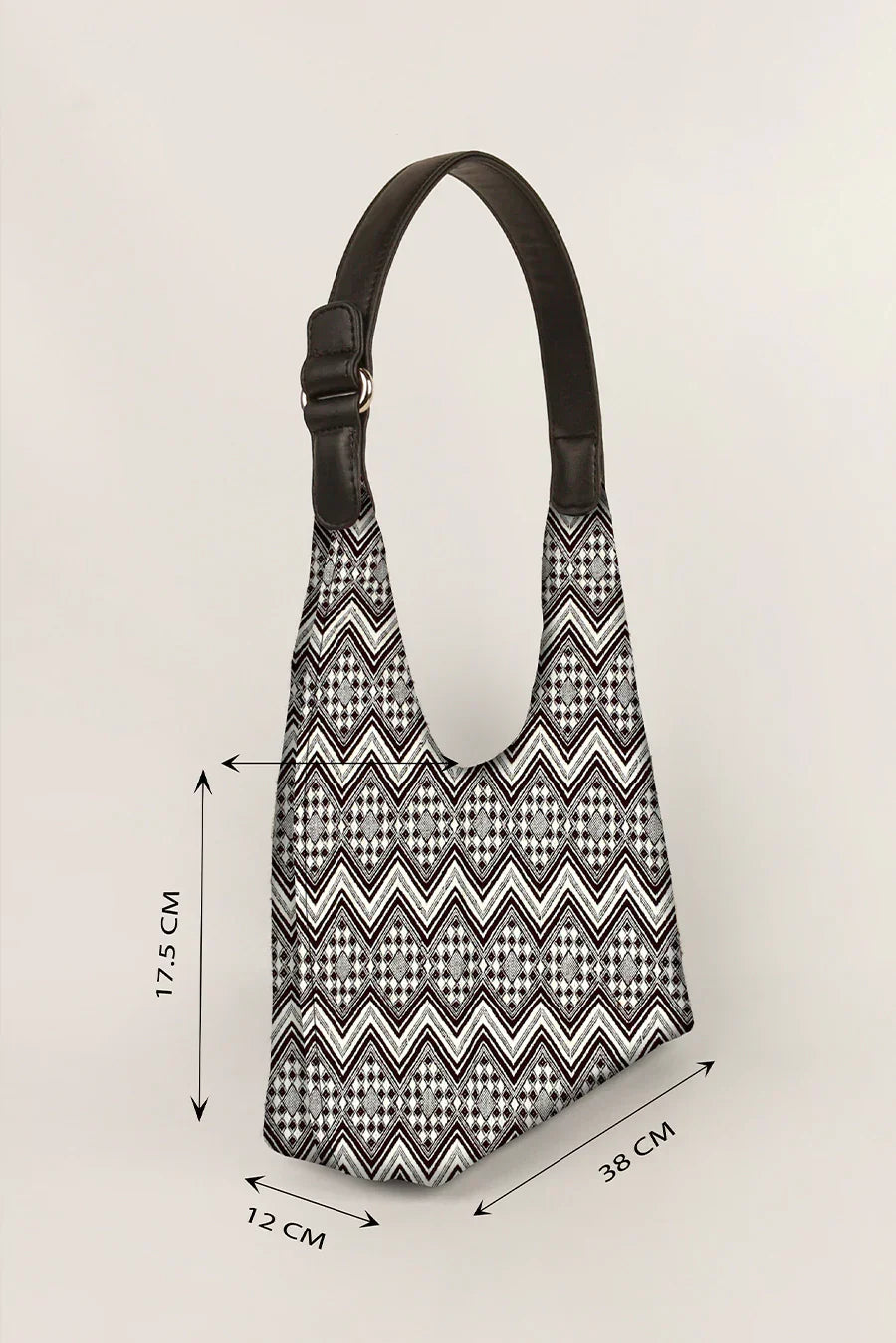 Katie Medium Handloom Shoulder Bag