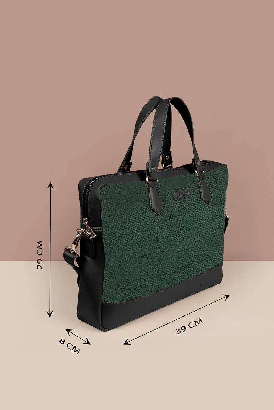 The House of Ganges - Ross Soft Jute 15 Inch Laptop Bag for Men