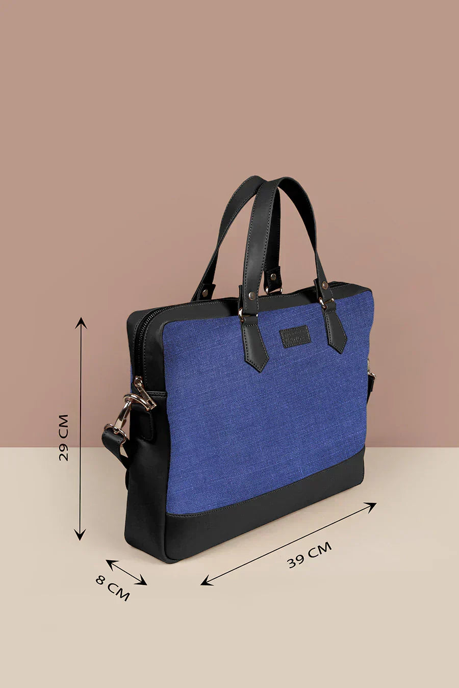 The House of Ganges - Ross Soft Jute 15 Inch Laptop Bag for Men