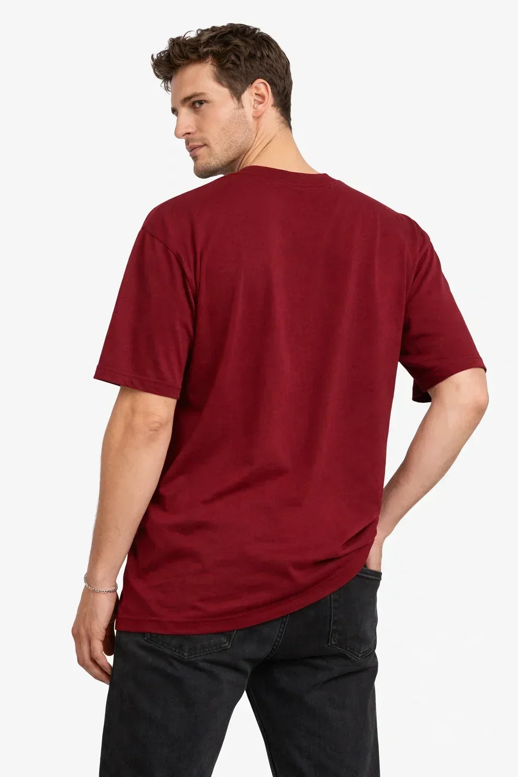 Men Oversized Bamboo T-Shirt – Soft, Breathable & Sustainable