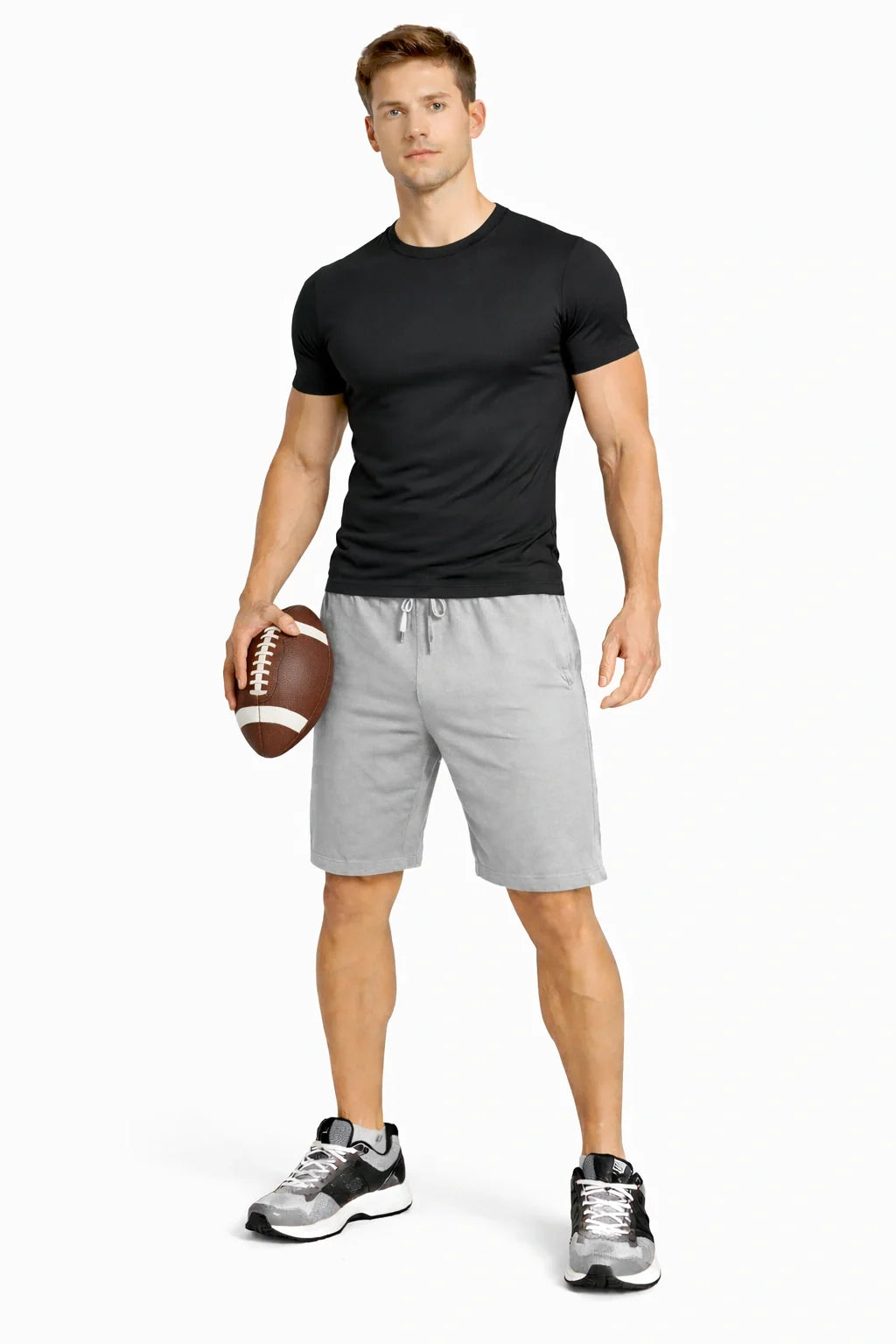Bamboo Active Shorts with side Pockets for Men | Breathable & Ultra-Soft Gym, Lounge & All-Day Wear | Gray