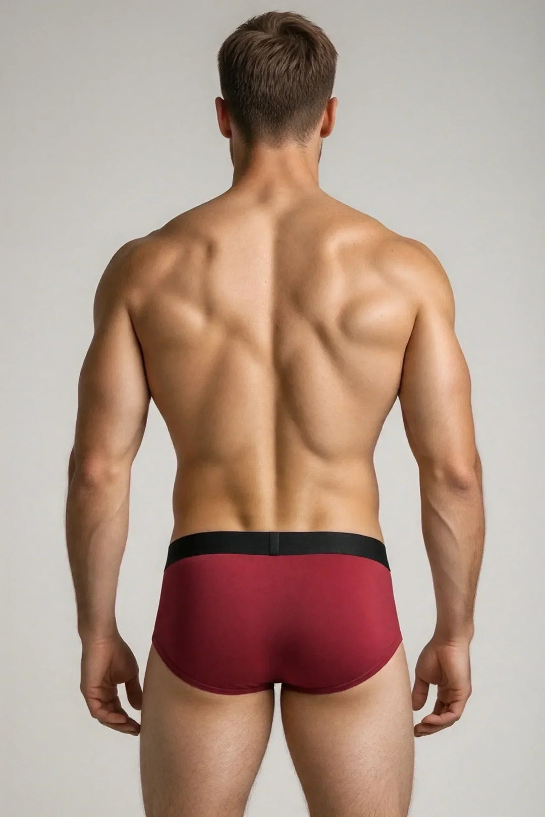 Bamboo Men’s Frenchie Fit Underwear | Maroon and Navy | Pack of 2