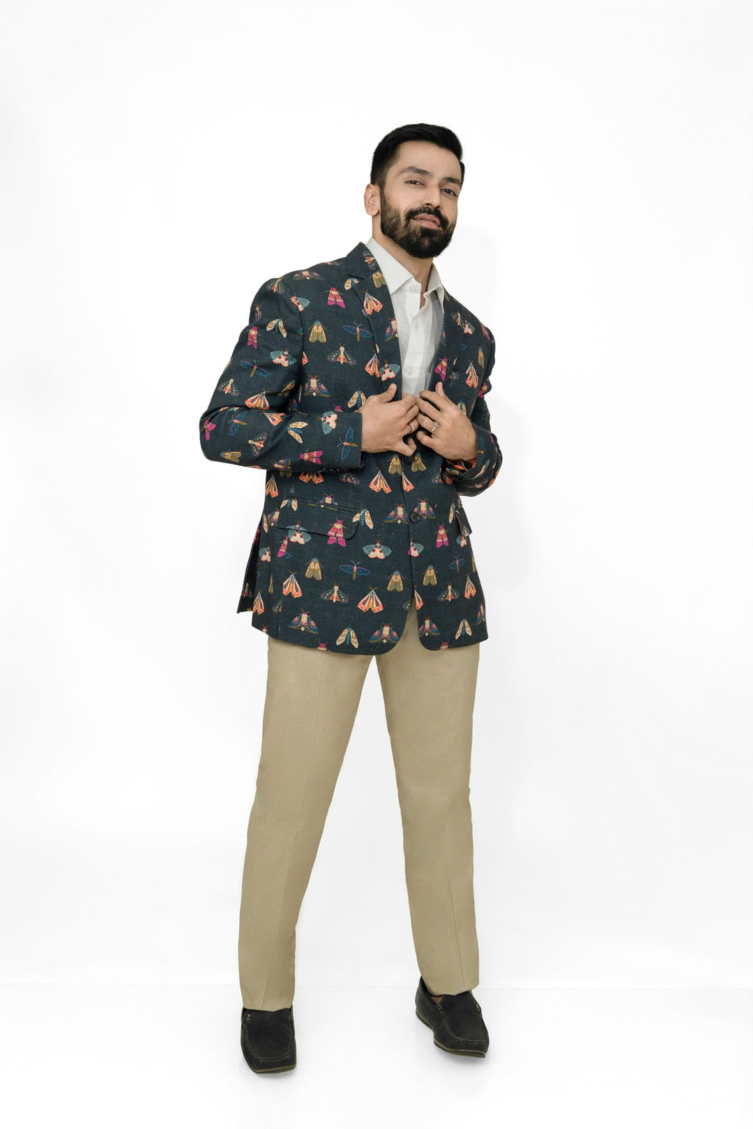 Adam Leaves Befly - Men’s Linen blazer