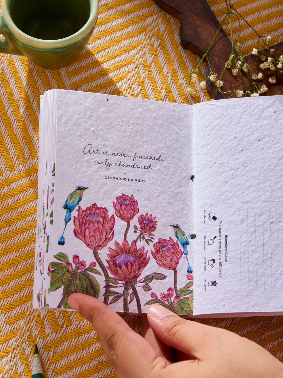 Plantables Meraki: A Sustainable Journal and Pocket Planner (Combo Set)
