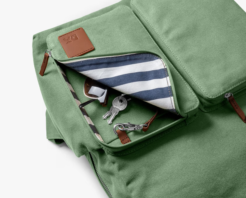 Field Daypack(Beige , Clove,  Forest Green,  Green , Mint,  Mustard , Navy,  Red)