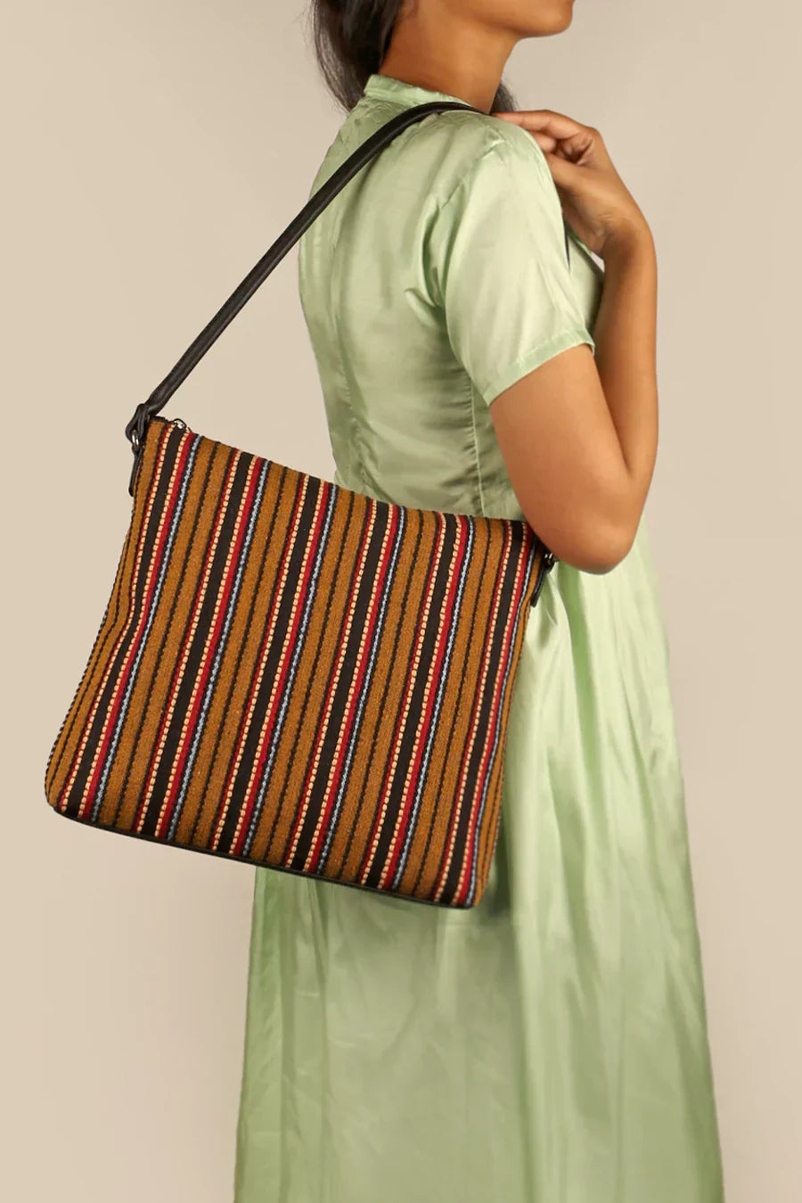 Stella Handloom Shoulder Bag