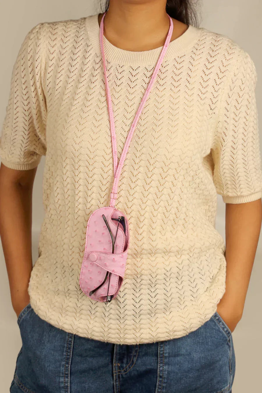 Jace Vegan Leather Sling Glass Cover