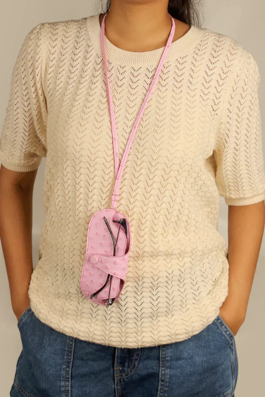 Jace Vegan Leather Sling Glass Cover