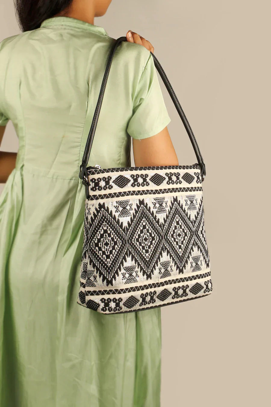 Stella Handloom Shoulder Bag