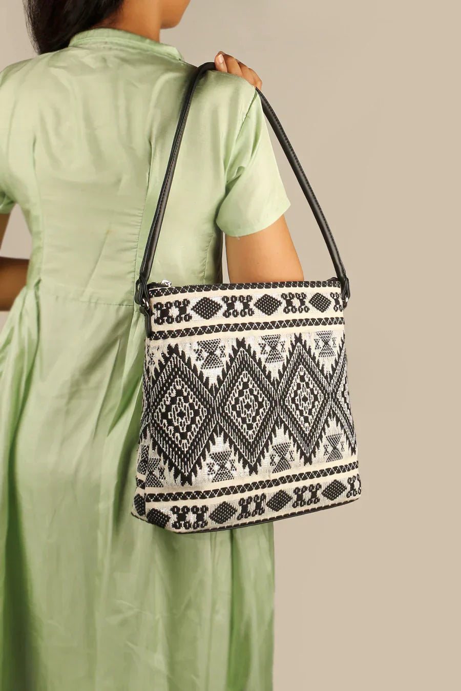 Stella Handloom Shoulder Bag